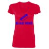 SoftStyle® Ladies' 4.5 oz. Junior Fit V-Neck T-Shirt Thumbnail