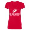 SoftStyle® Ladies' 4.5 oz. Junior Fit V-Neck T-Shirt Thumbnail